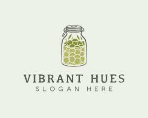 Olive Oil Jar logo design