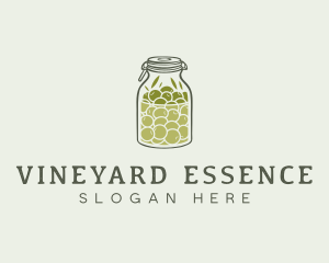 Olive Oil Jar logo design