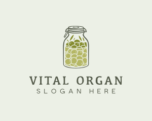 Olive Oil Jar logo design