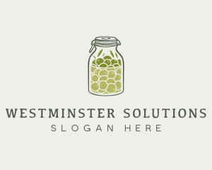 Olive Oil Jar logo design