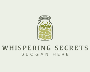 Olive Oil Jar logo design