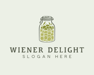 Olive Oil Jar logo design