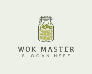 Olive Oil Jar logo design