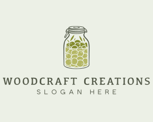 Olive Oil Jar logo design