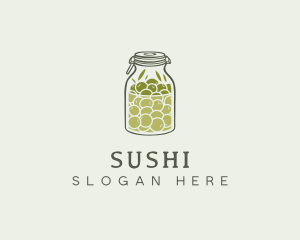 Olive Oil Jar logo design