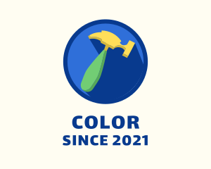 Colorful - Construction Hammer Repair logo design