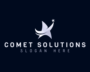 Comet - Meteor Cosmic Star logo design