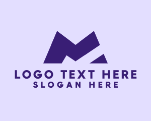 Construction - Modern Architecture Letter M logo design