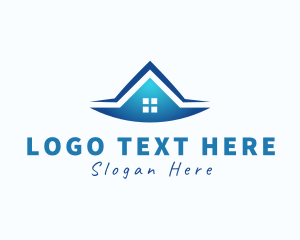 Residential House Roofing Logo