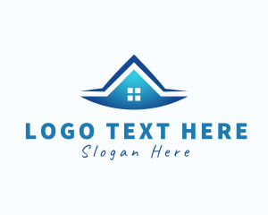 Residential House Roofing Logo