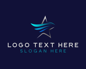 Fast - Star Logistics Express logo design