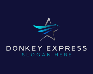 Star Logistics Express logo design