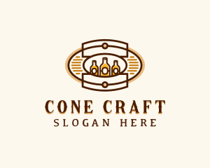 Bar Beer Bottle logo design