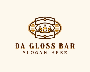 Bar Beer Bottle logo design