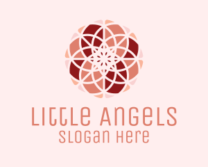 Stained Glass Flower Logo