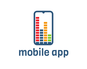  Mobile Equalizer App logo design