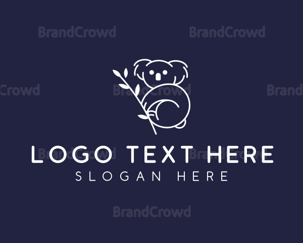 Koala Bear Animal Logo