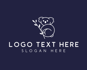 Koala Bear Animal  logo design