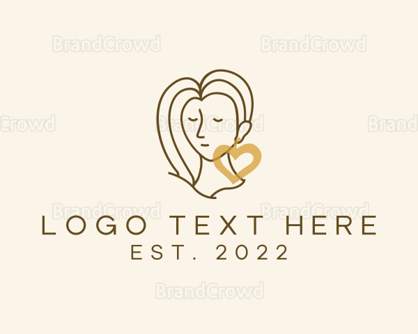 Woman Fashion Earring Jewelry Logo