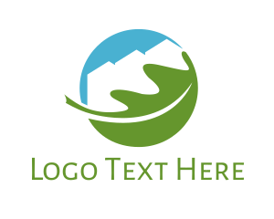 Leaf - Eco Leaf Building logo design