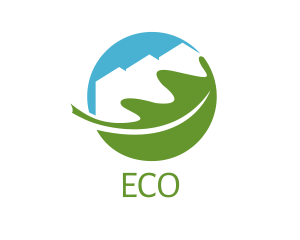 Eco Leaf Building logo design