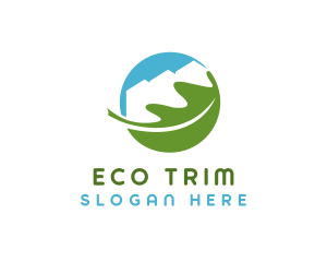 Eco Leaf Building logo design