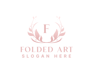 Elegant Art Flower Wreath logo design