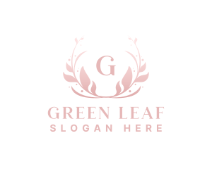 Elegant Art Flower Wreath logo design