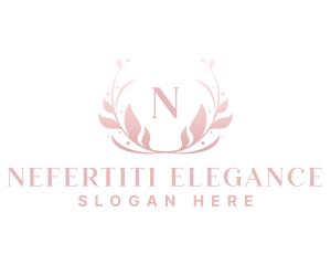 Elegant Art Flower Wreath logo design