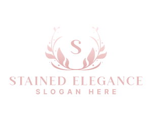 Elegant Art Flower Wreath logo design