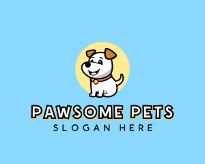 Cartoon Pet Dog logo design