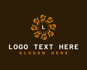 Web - Hypnotic Modern Swirl logo design