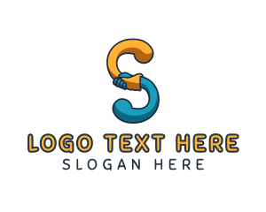 Mediate - Letter S Community Organization logo design