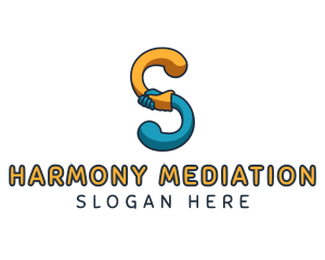 Mediation - Letter S Community Organization logo design