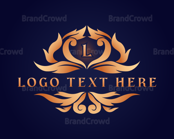 Elegant Ornamental Crest Logo