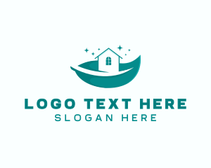 Eco - Leaf Eco Housekeeping logo design