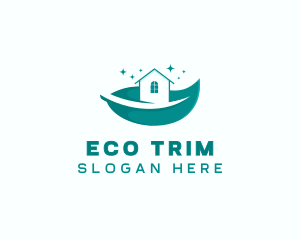 Leaf Eco Housekeeping logo design