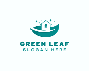 Leaf Eco Housekeeping logo design