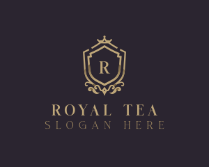 Royal Shield Crown Boutique logo design