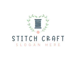 Stitch - Sewing Thread Tailor logo design