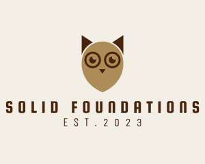 Baby Boutique - Cute Owl Bird logo design