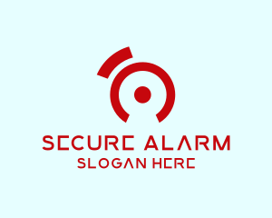 Alarm - Abstract Alarm Dot logo design