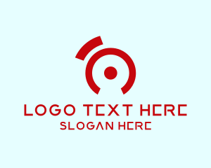 Financial - Abstract Alarm Dot logo design