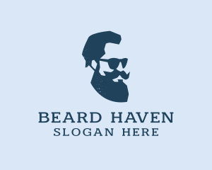 Beard - Sunglasses Beard Man logo design