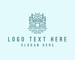 Roofing - Forest Home Property logo design
