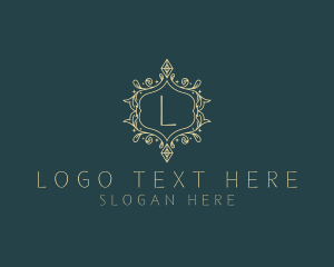 Crystal - Fancy Decorative Diamond logo design