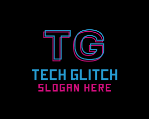 Digital Neon Tech logo design