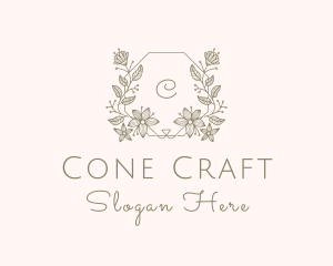 Floral Wedding Decoration  logo design