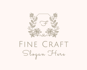 Floral Wedding Decoration  logo design