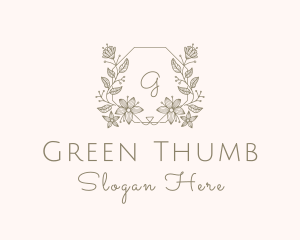 Floral Wedding Decoration  logo design